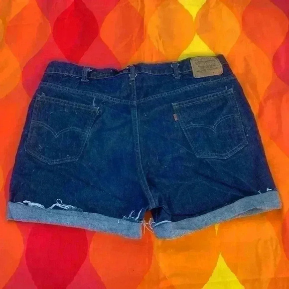 VTG Levis Orange Tab Women’s Cut Off Shorts Size Size 40” Made USA. - Picture 11 of 11